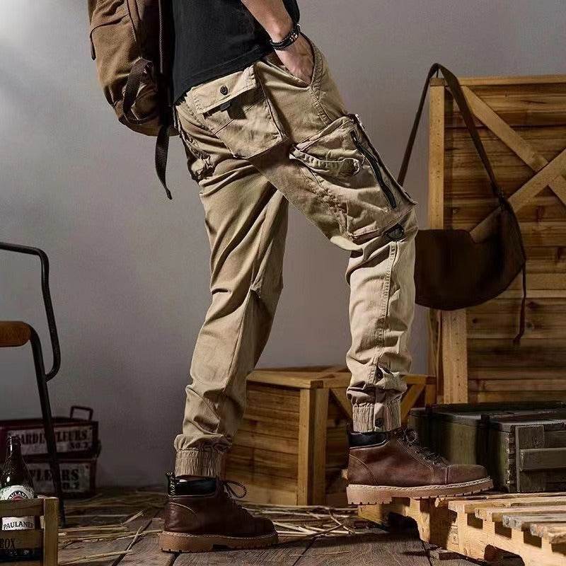 American Workwear Pants Men's Straight Functional Outdoor Tactics Casual Pants - MYLUXURY LANE ENTERPRISE