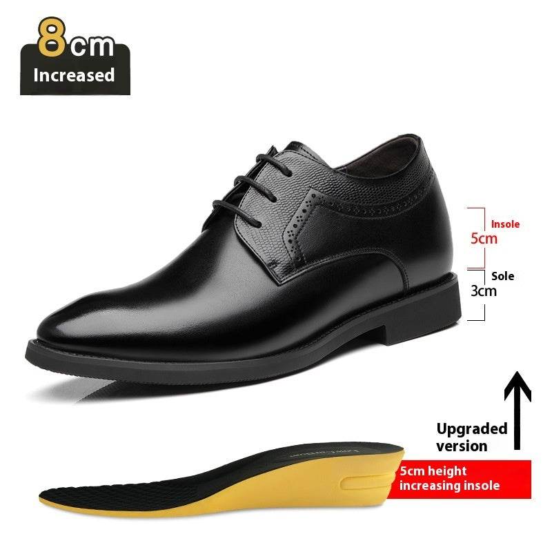 Business Formal Wear Leather Shoes Men's Pointed Casual Shoes - MYLUXURY LANE ENTERPRISE
