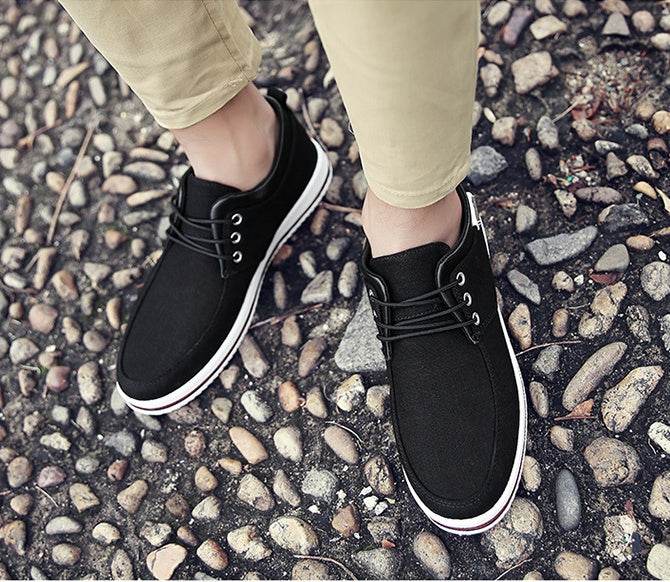 Men's lace-up casual canvas shoes - MYLUXURY LANE ENTERPRISE