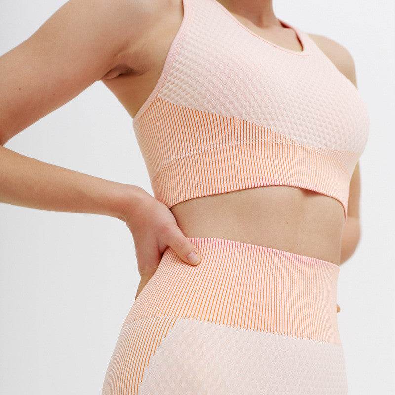 Two-piece sports bra and fitness pants - MYLUXURY LANE ENTERPRISE