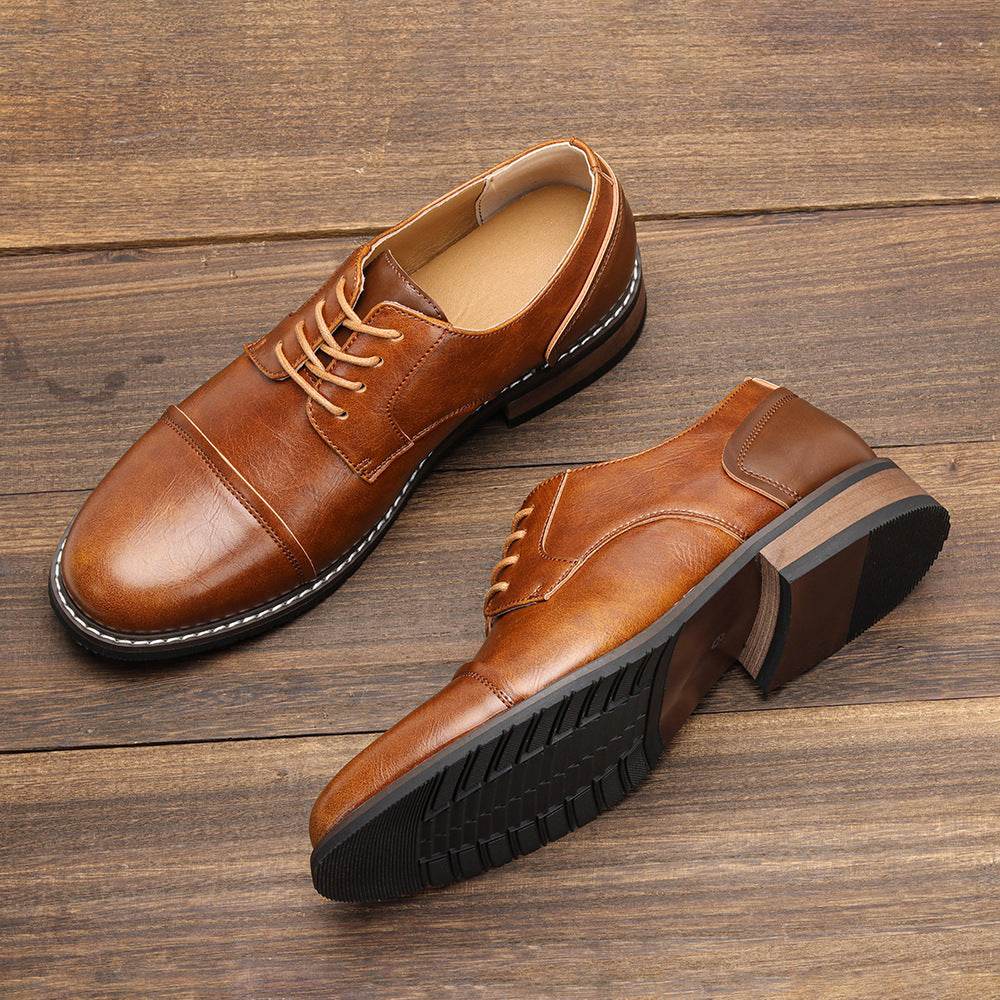 Business Formal Wear Cross-border Plus Size Retro Summer Men's Fashion Leather Shoes - MYLUXURY LANE ENTERPRISE