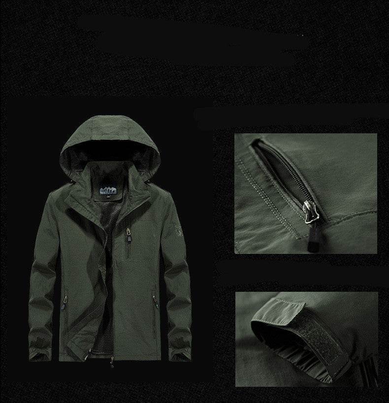 Outdoor Leisure Shell Jacket Men's Jacket - MYLUXURY LANE ENTERPRISE