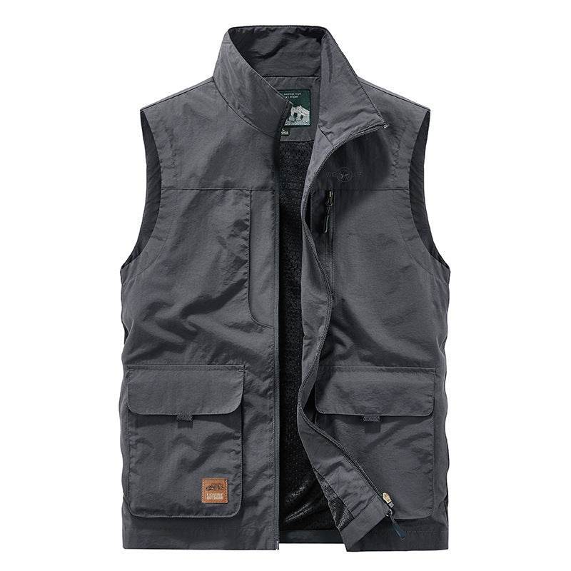 Outdoor Tourism Multi-pocket Work Pants Vest Jacket - MYLUXURY LANE ENTERPRISE