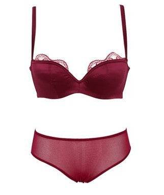 Half Cup Seamless Bra Set - MYLUXURY LANE ENTERPRISE