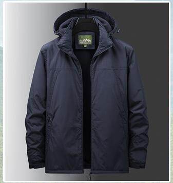 Cotton-padded Coat Men's Loose Casual Fleece-lined Outdoor Quick-drying Shell Jacket - MYLUXURY LANE ENTERPRISE