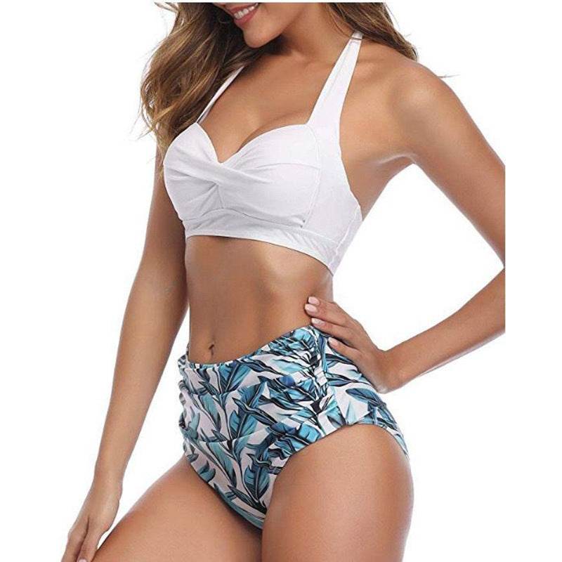 Retro gathered bikini - MYLUXURY LANE ENTERPRISE