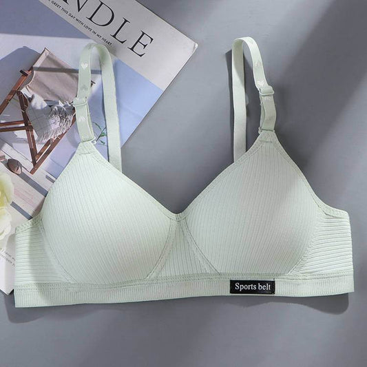 Pure Cotton Girl Comfortable Seamless Underwear Without Steel Ring - MYLUXURY LANE ENTERPRISE