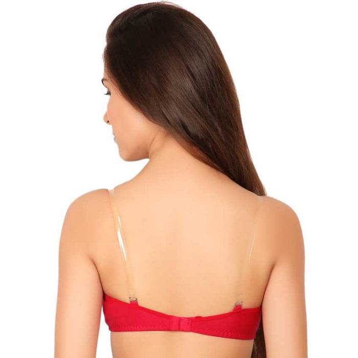 3 Pairs Clear Transparent Back Regular Bras - MYLUXURY LANE ENTERPRISE