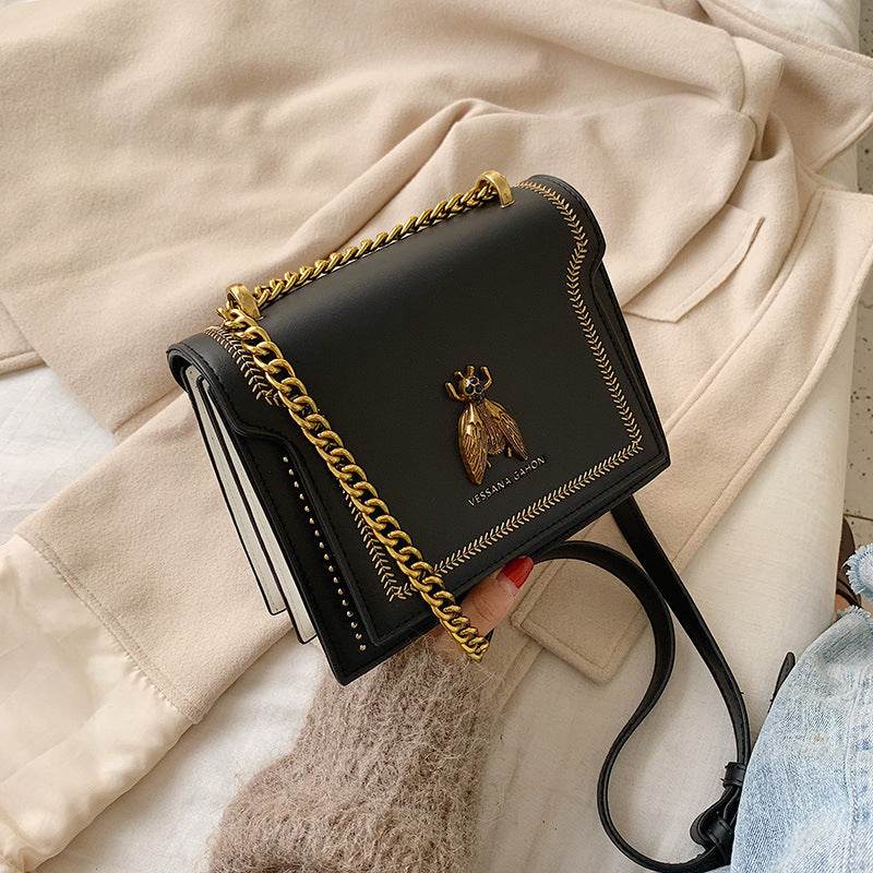 Summer New Chain Retro Bee Shoulder Portable Messenger Bag - MYLUXURY LANE ENTERPRISE