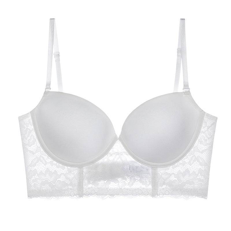 Bra U-shaped Large Backless Underwear Glossy Invisible Gathering - MYLUXURY LANE ENTERPRISE