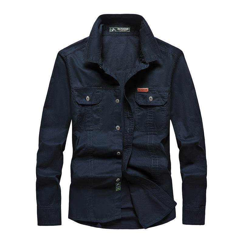 Men's Long Sleeve Shirt Casual - MYLUXURY LANE ENTERPRISE