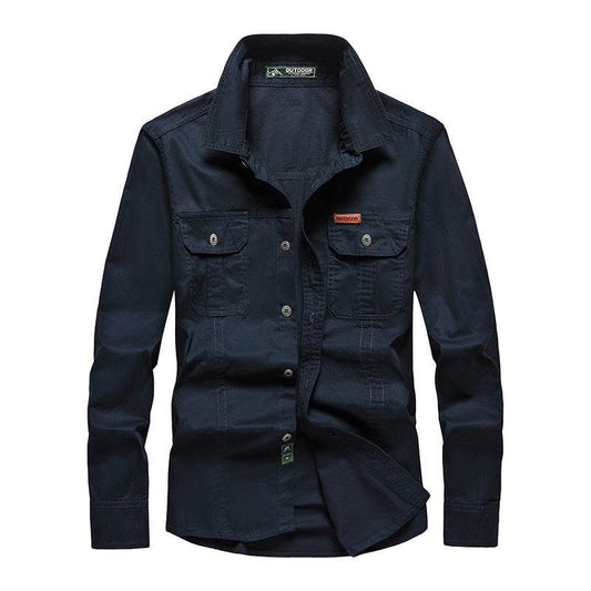 Men's Long Sleeve Shirt Casual - MYLUXURY LANE ENTERPRISE