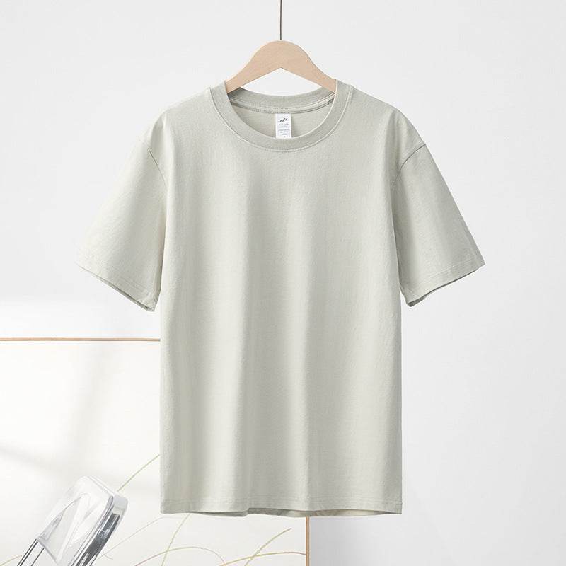 Cotton Round Neck Short Sleeve T-shirt Top - MYLUXURY LANE ENTERPRISE