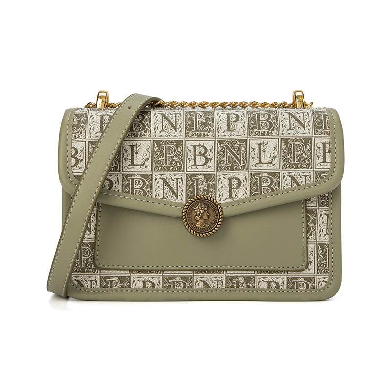 Printed Letter Fashion Chain Crossbody Bag - MYLUXURY LANE ENTERPRISE