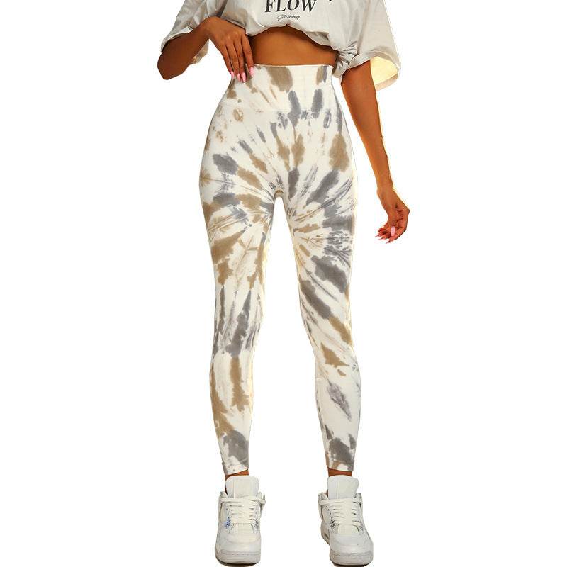 Women's Seamless Tie-dye Print Yoga Pants - MYLUXURY LANE ENTERPRISE