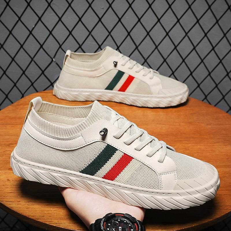 Flyknit Men's Shoes Breathable Casual Versatile Sneakers - MYLUXURY LANE ENTERPRISE