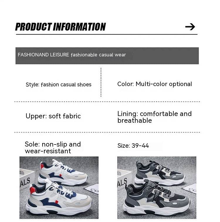 Men's Spring Breathable Type Mesh Sports Casual Shoes - MYLUXURY LANE ENTERPRISE