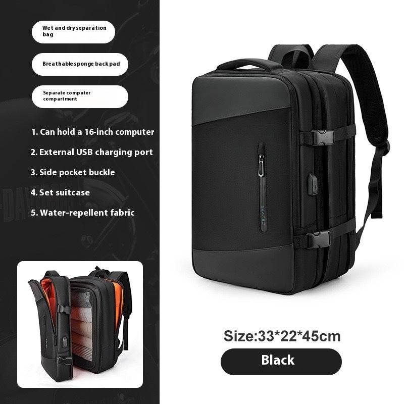 Scalable New Business Travel Large Capacity Computer Schoolbag Women - MYLUXURY LANE ENTERPRISE