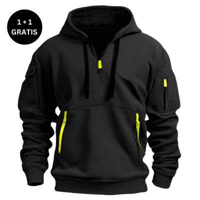 Cotton Dropped Shoulder Hooded Sweatshirt Men's Women's Plus Size Loose Pullover Fashion Sweatshirt - MYLUXURY LANE ENTERPRISE