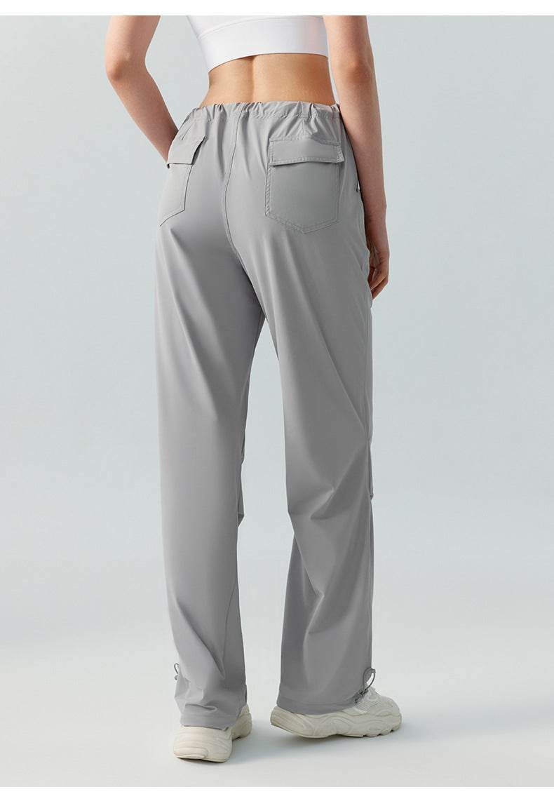 Women's Fashionable Loose Drooping Straight-leg Pants Breathable Trousers - MYLUXURY LANE ENTERPRISE