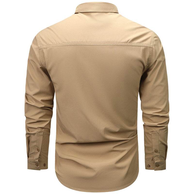 Men's Workwear Long Sleeve Shirt Outdoor Casual Thin Sports Jacket - MYLUXURY LANE ENTERPRISE