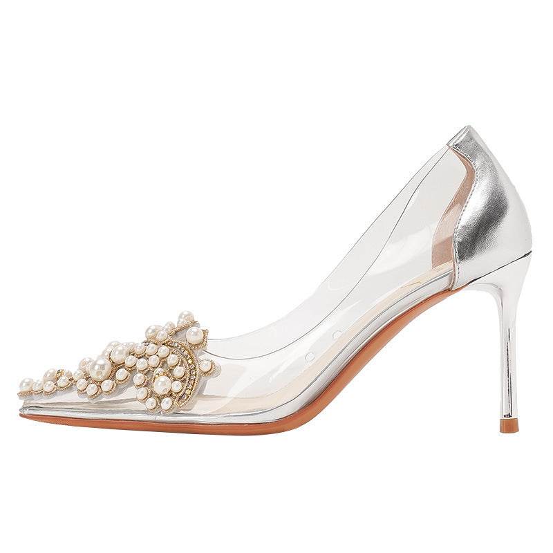All Match Pointed Stiletto Heel French Shoes - MYLUXURY LANE ENTERPRISE