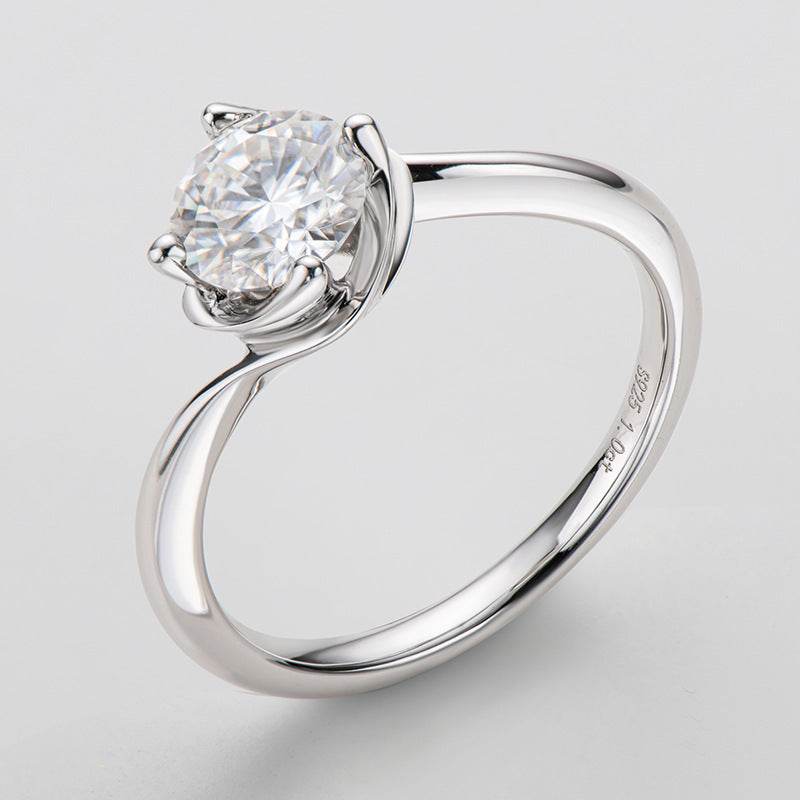 Fashion Bud 1 Carat Moissanite Ring - MYLUXURY LANE ENTERPRISE