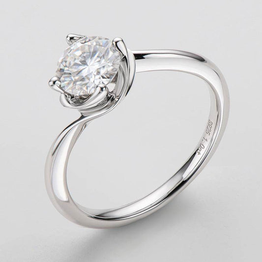 Fashion Bud 1 Carat Moissanite Ring - MYLUXURY LANE ENTERPRISE