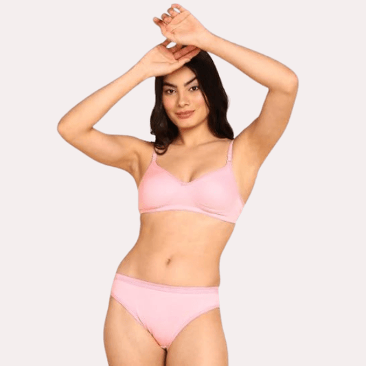 Cozy Cotton Intimates Bra Panty Set - MYLUXURY LANE ENTERPRISE