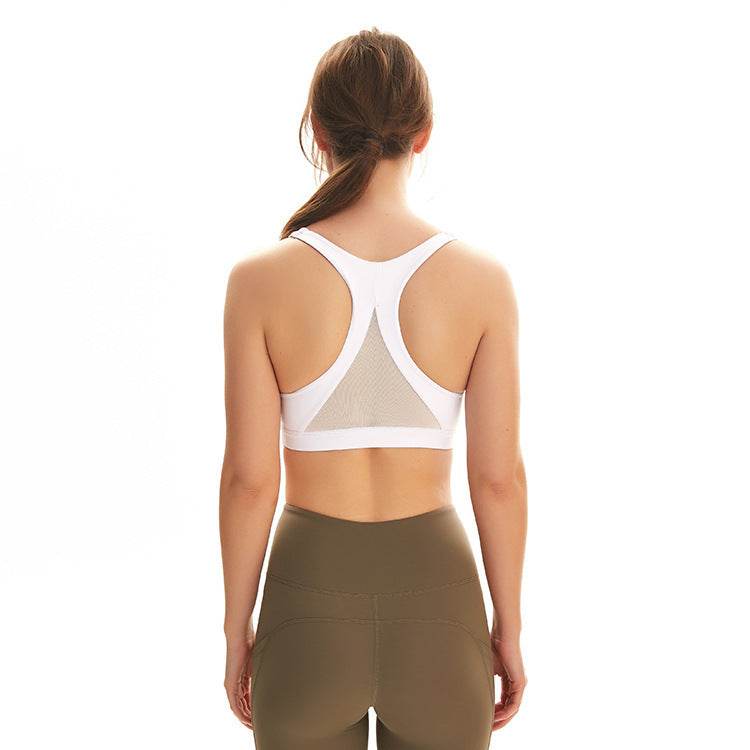 Mesh stitching sexy back sports bra - MYLUXURY LANE ENTERPRISE