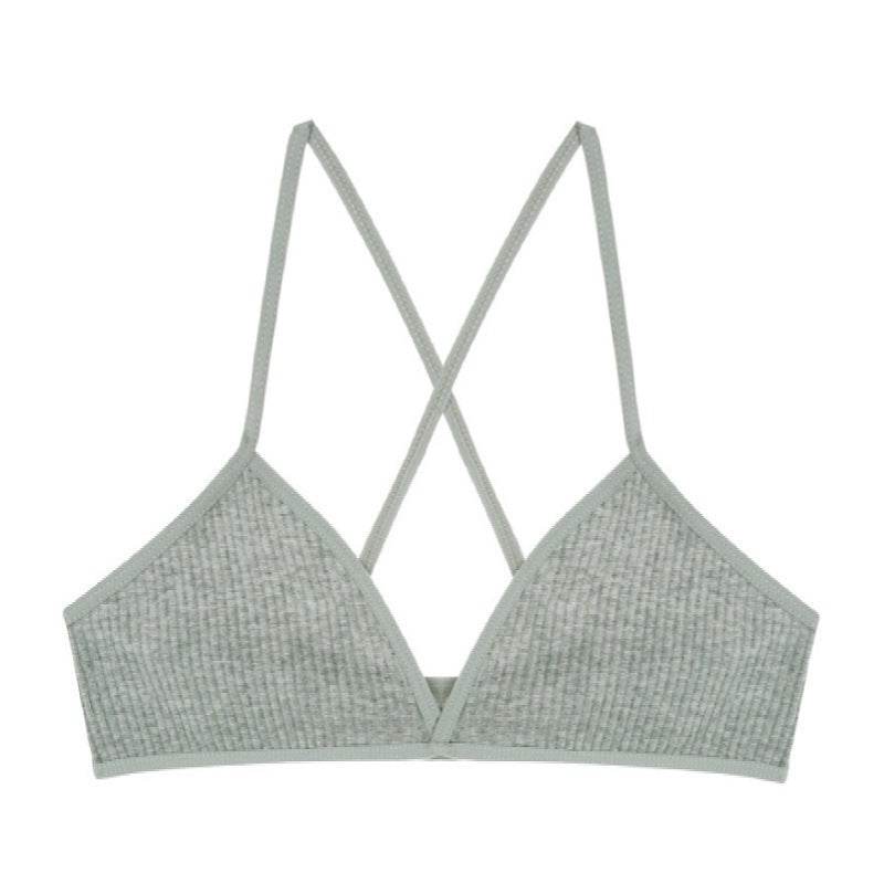 French Triangle Cup Bra Wireless Underwear Thread Beautiful Back Girl Ultra-thin Tube Top - MYLUXURY LANE ENTERPRISE