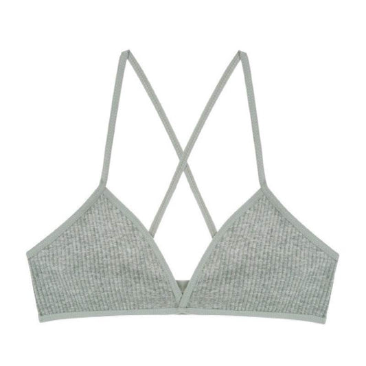 French Triangle Cup Bra Wireless Underwear Thread Beautiful Back Girl Ultra-thin Tube Top - MYLUXURY LANE ENTERPRISE
