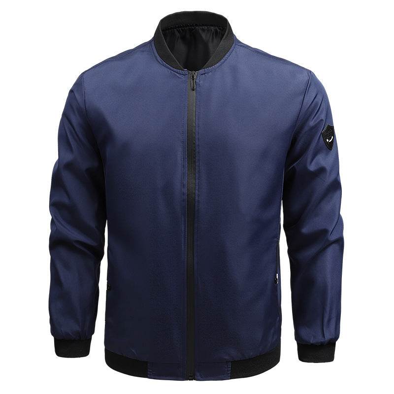 Spring And Autumn Casual Solid Color Men's Coat - MYLUXURY LANE ENTERPRISE