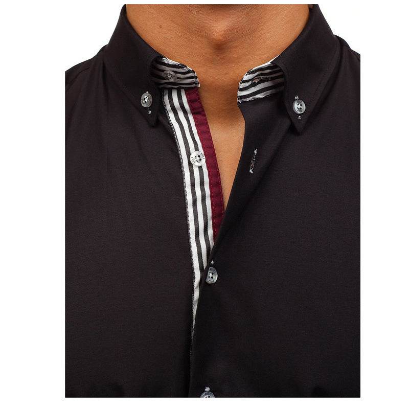 Men's Long-sleeved Shirt Fashion - MYLUXURY LANE ENTERPRISE