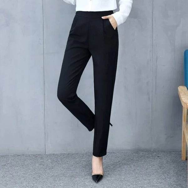 Women's new casual was thin elastic waist trousers - MYLUXURY LANE ENTERPRISE