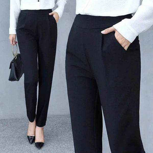 Women's new casual was thin elastic waist trousers - MYLUXURY LANE ENTERPRISE