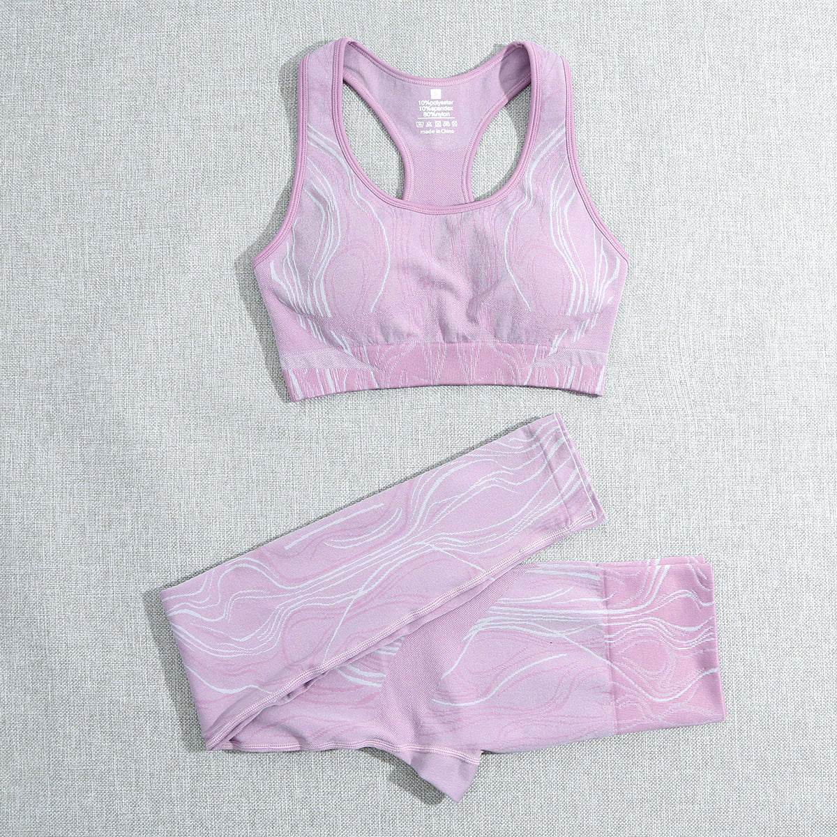 Women's High Waist Fitness Yoga Bra Shorts Set - MYLUXURY LANE ENTERPRISE