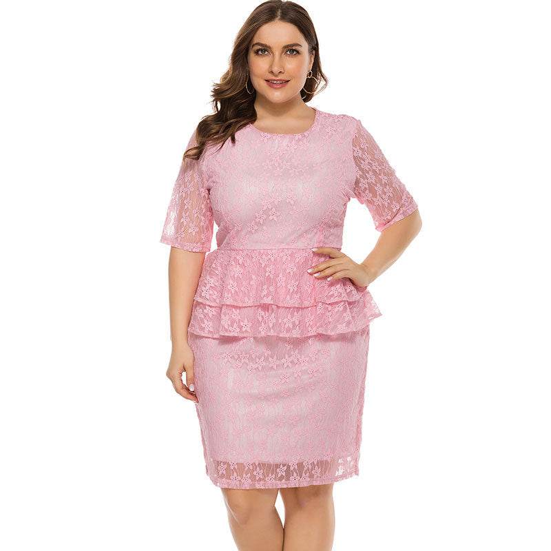 Plus size full lace dress - MYLUXURY LANE ENTERPRISE