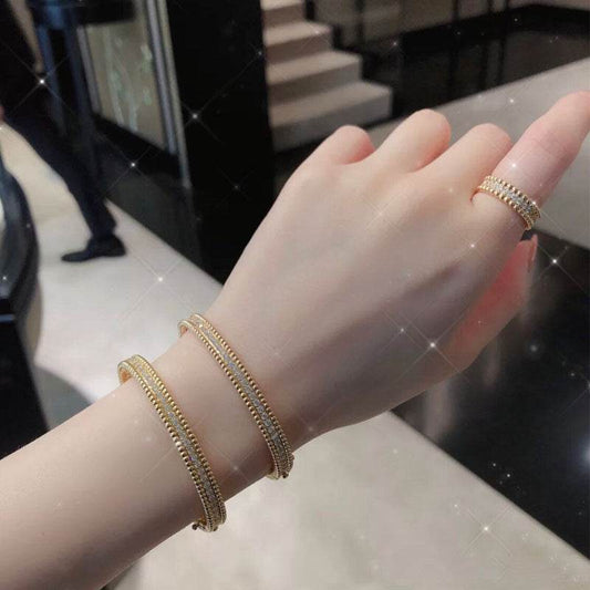 Fashion Full Rhinestone Bangle Bobo Bead - MYLUXURY LANE ENTERPRISE