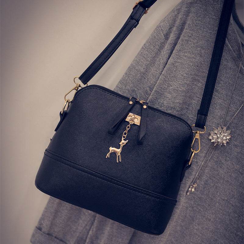 Women's Simple Toothpick Pattern Fashion Crossbody Shoulder Bag - MYLUXURY LANE ENTERPRISE