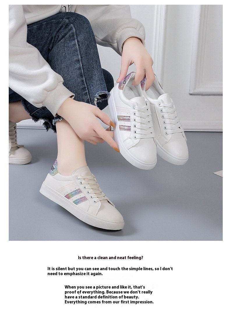 Versatile Basic Leisure Sports Flat Sneakers - MYLUXURY LANE ENTERPRISE