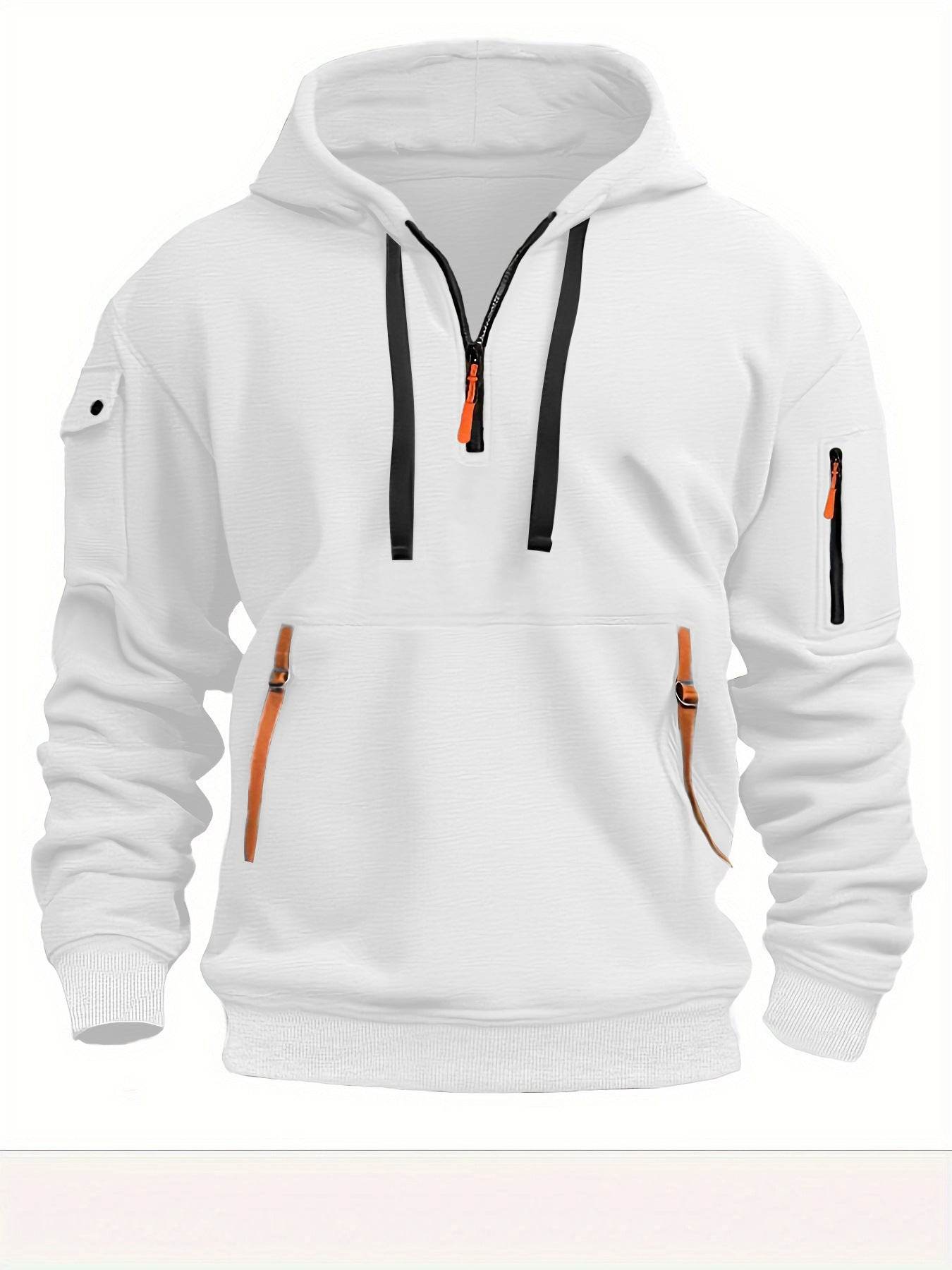 Cotton Dropped Shoulder Hooded Sweatshirt Men's Women's Plus Size Loose Pullover Fashion Sweatshirt - MYLUXURY LANE ENTERPRISE