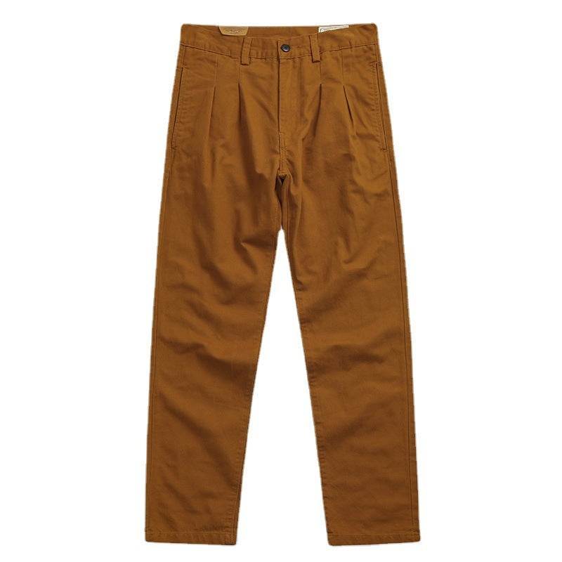 Autumn Cotton Straight Cargo Pants Men's - MYLUXURY LANE ENTERPRISE