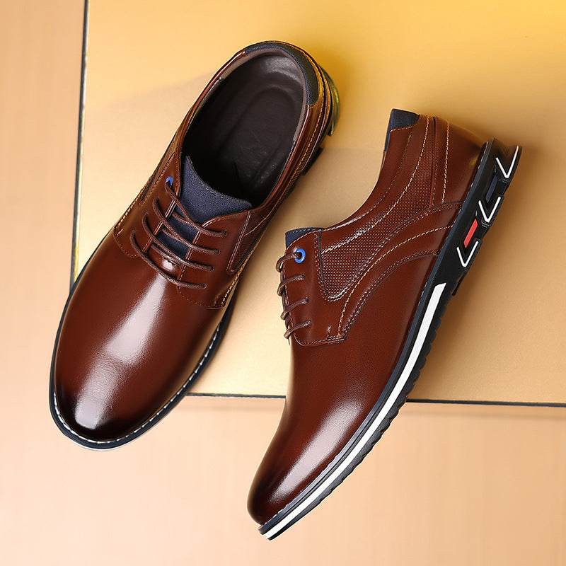 Men's Work Fashion Leather Shoes - MYLUXURY LANE ENTERPRISE