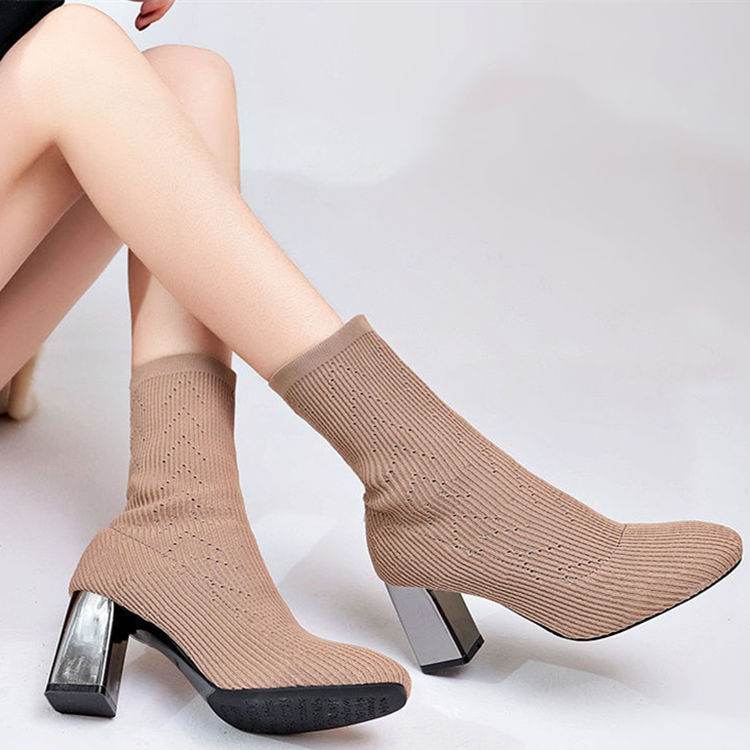 Elastic boots women high heels - MYLUXURY LANE ENTERPRISE