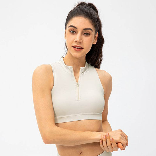 Hollow Out Sports Bra With Chest Cushion - MYLUXURY LANE ENTERPRISE