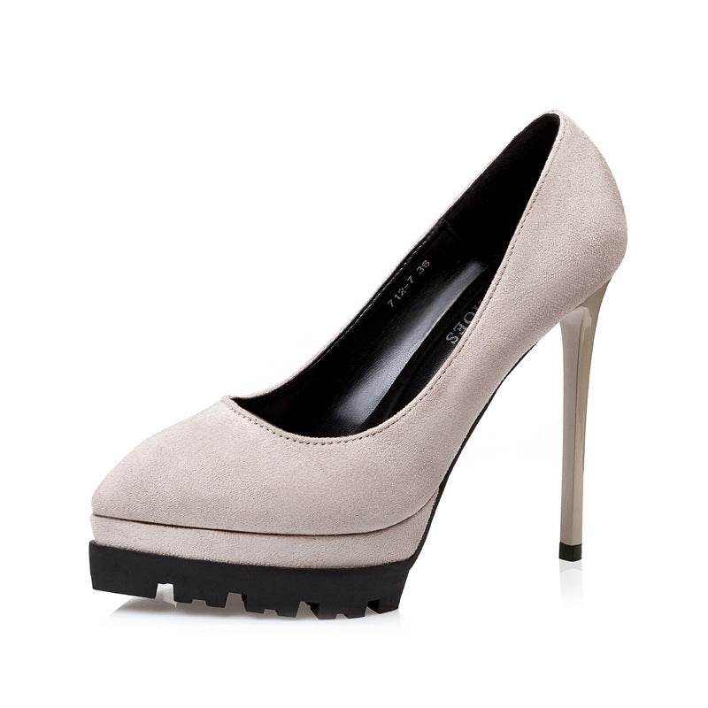 Korean Style High Heels Stiletto Professional Sexy Female Pumps - MYLUXURY LANE ENTERPRISE