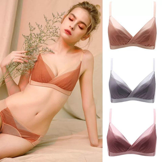 Gathering-adjustable bra without steel ring - MYLUXURY LANE ENTERPRISE