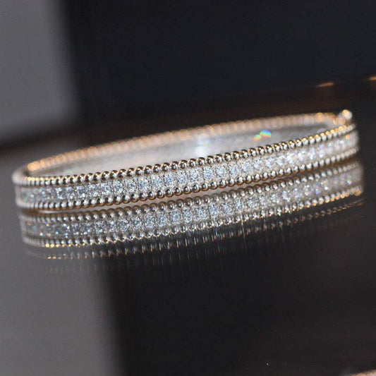 Fashion Full Rhinestone Bangle Bobo Bead - MYLUXURY LANE ENTERPRISE