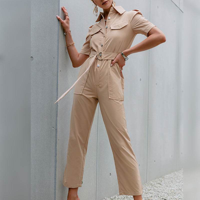 European And American High Street Style Jumpsuit - MYLUXURY LANE ENTERPRISE